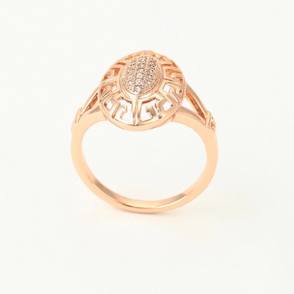 Stunning CZ 18KGP Rosegold Jewelry Set - Picture 5 of 12